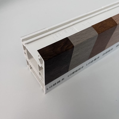 GKBM Novo 60B Laminado UPVC Casement Janela Perfis Isolamento acústico