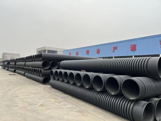 GKBM Greenpy SN2 SN4 HDPE PE Tubos corrugados de parede dupla DN200-DN500