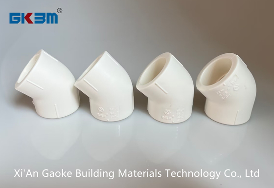 GKBM Greenpy Fittings de tubos PPR 45 graus Cotovelo, válvula, desvio, articulação, redutor Tee